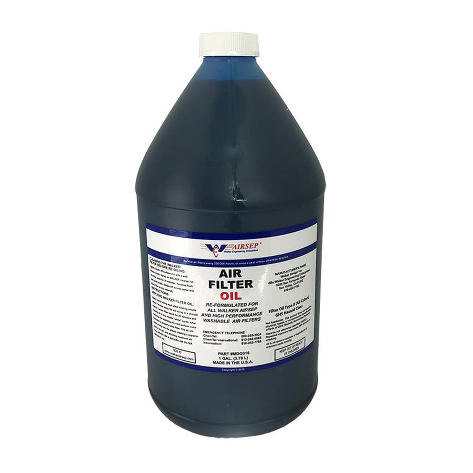 Walker Air Filter Oil - Blue - 1 Gallon