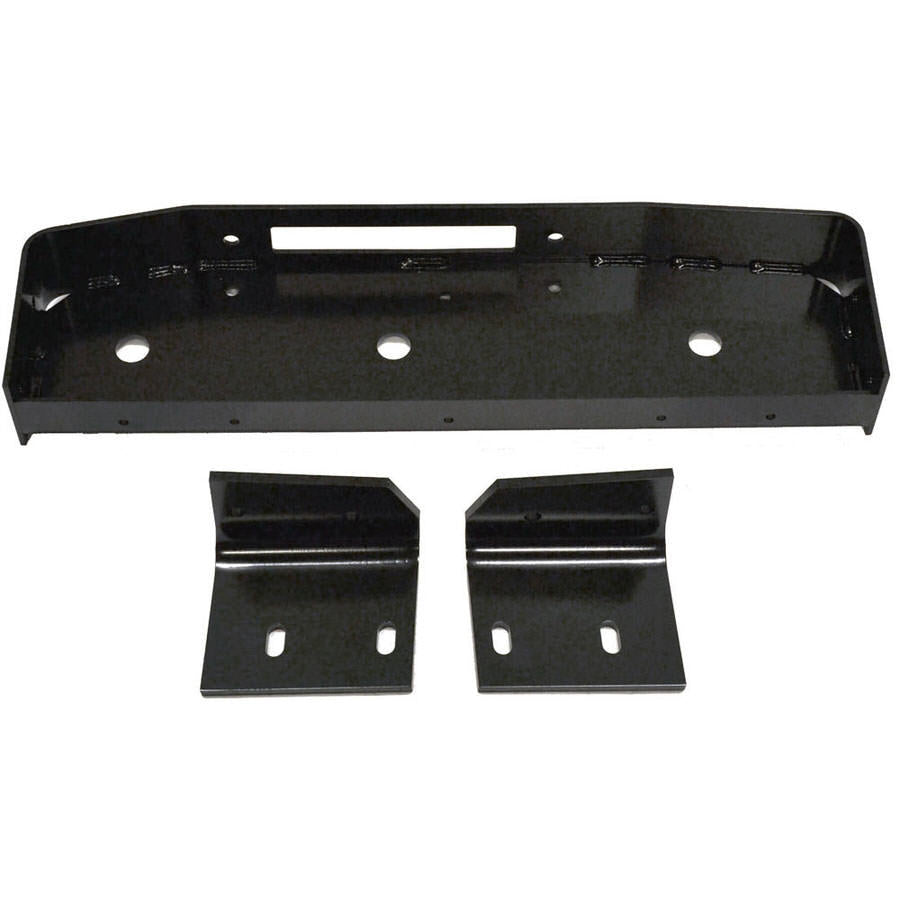 Warn Semi-Hidden Winch Mount - Black - Warn Winches - Ford Fullsize SUV/Truck 1999-2003