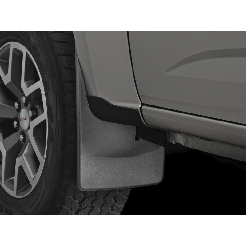 WeatherTech MudFlaps - Front - Black - GM Compact Truck 2015-16