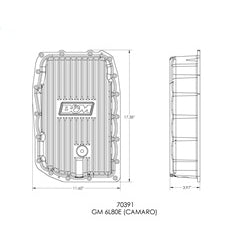 B&M Automatic Transmission Pan Deep Chevy Gen III