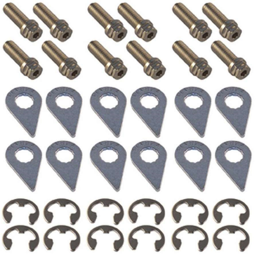 Stage 8 Header Bolt Kit - 6pt. 3/8-16 x 1" (12)