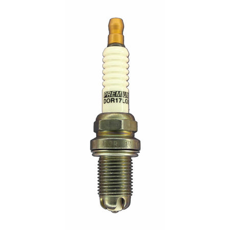 Brisk Premium Racing Spark Plug - 14 mm Thread - 19 mm R - Heat Range 17 - Gasket Seat - Resistor DOR17LGS