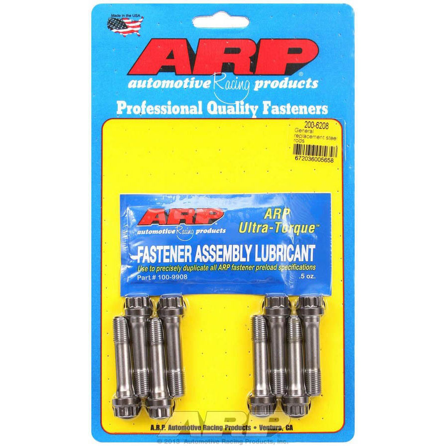 ARP Pro Series Connecting Rod Bolt Kit - 3/8 in Bolt - 1.75 in Long - ARP2000 - Universal Rods - Set of 8