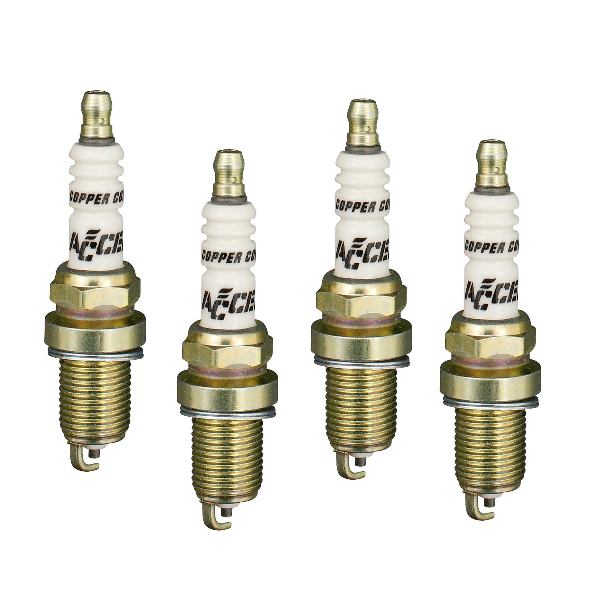 ACCEL U Groove Shorty Spark Plug - 0416S (4 Pack)