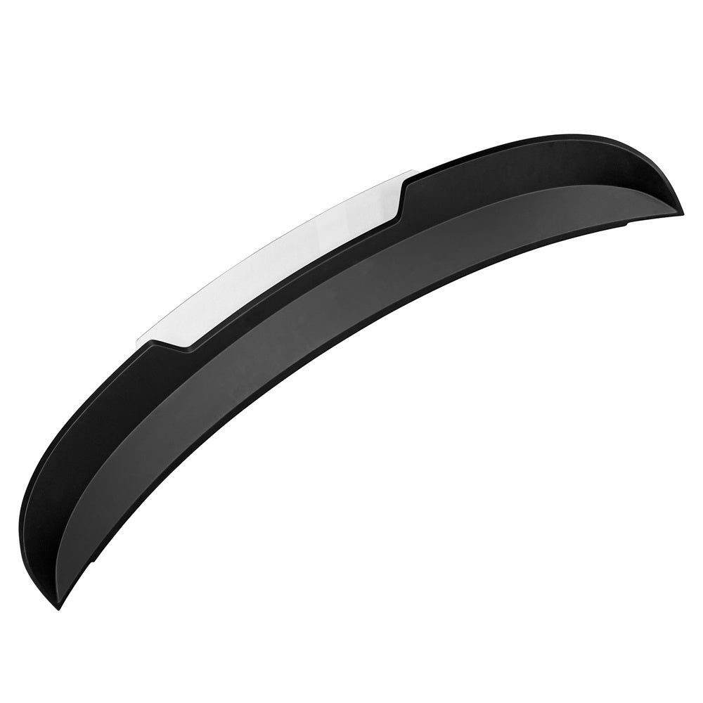 Drake Muscle Cars Rear Spoiler Wicker Bill - Bolt-On - Hardware Included - Adjustable Lexan Flap Included - Plastic - Black