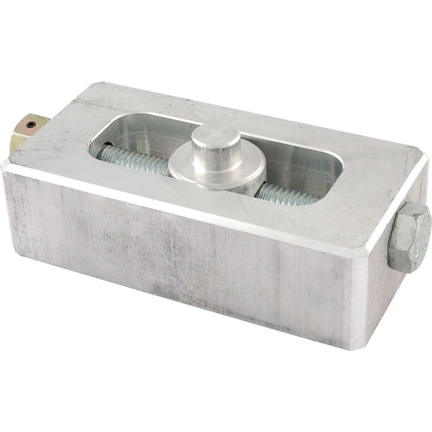 Allstar Performance Cast Adjustable Aluminum Lowering Block - 1-1/2" Adjustment H x 2-1/4"W x 5"L - 9/16" Pin Diameter