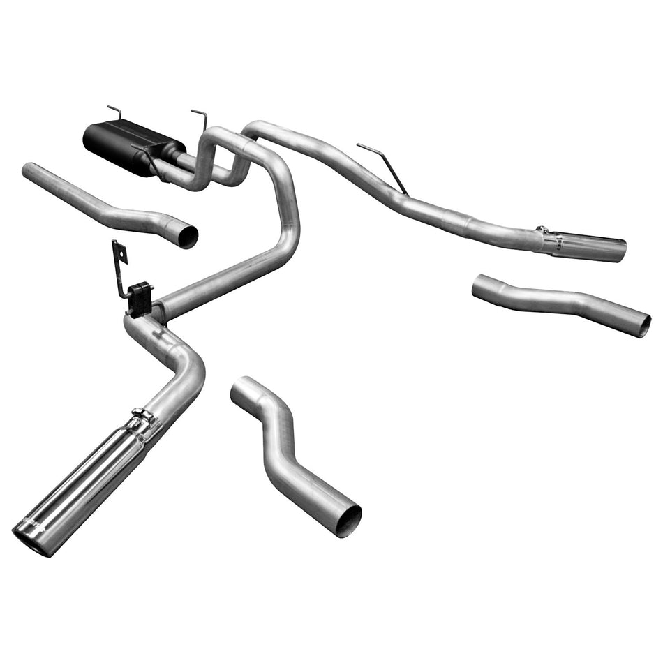 Flowmaster American Thunder Single Exhaust System - 2003-2008 Dodge Ram 2500/3500/2005-2008 Dodge Ram 1500 Mega Cab