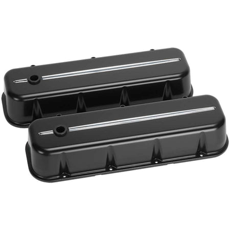 Billet Specialties BB Chevy Tall Valve Covers Black