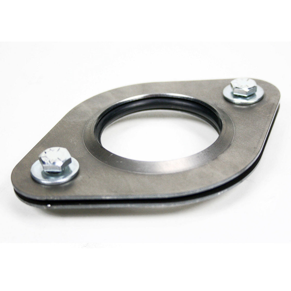 ididit 2" Diameter Tube Steering Column Bracket Floor Mounting Plate Collapsible Steel - Natural