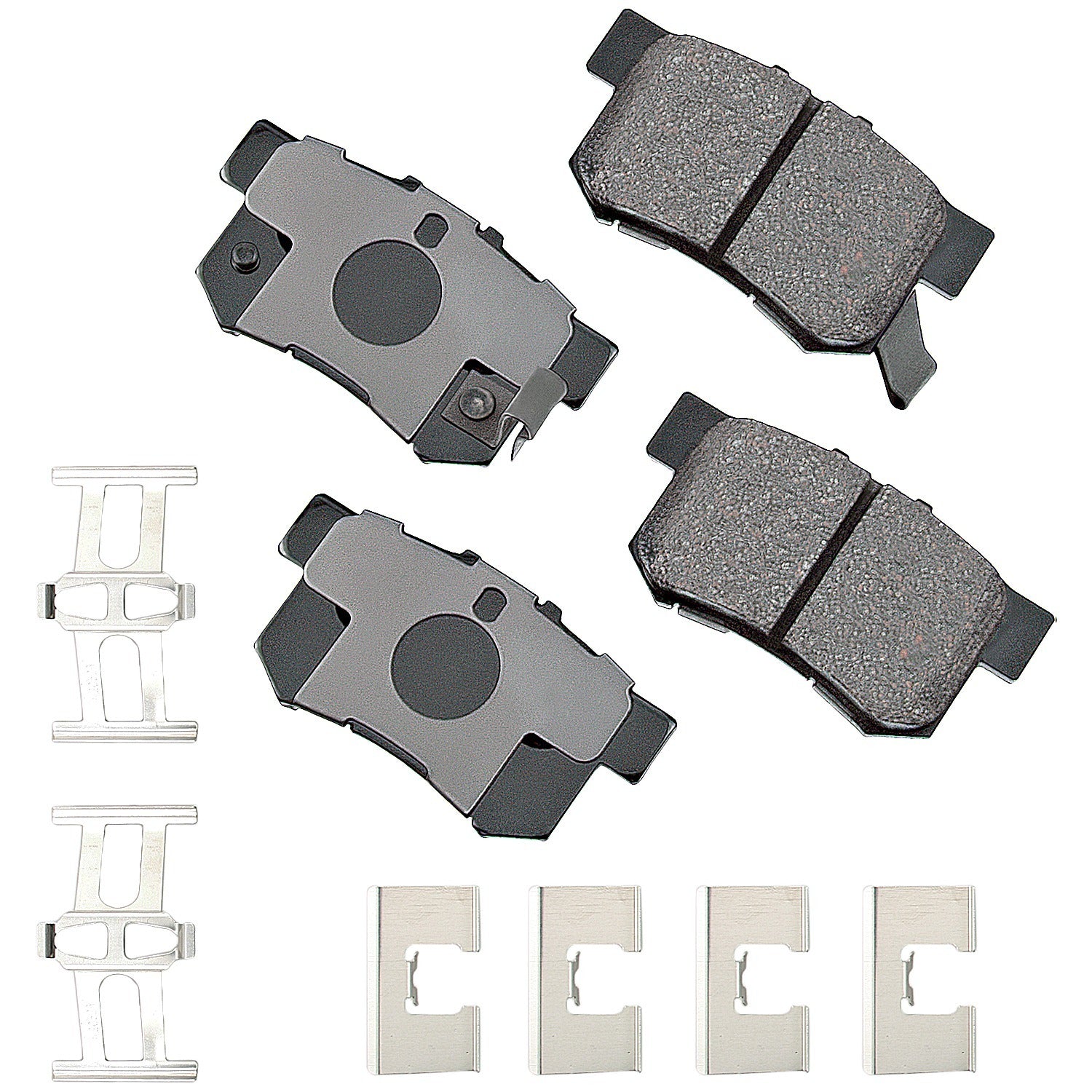 Akebono Brakes ProACT Rear Brake Pads - Acura/Honda/Isuzu 1991-2012 (Set of 4)