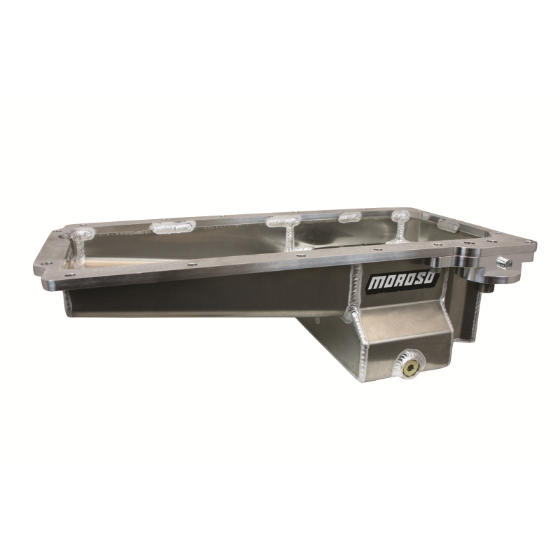 Moroso GM LS Swap Oil Pan RR 7 Quart Baffled - Aluminum