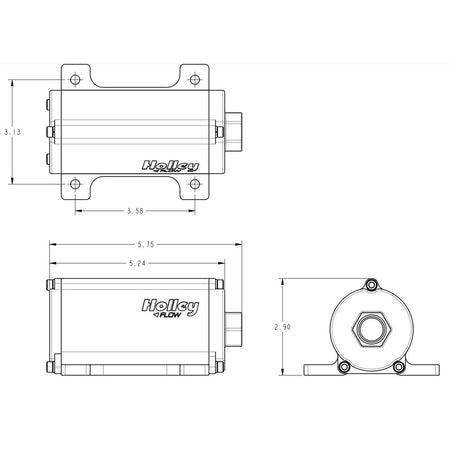 Holley Electric Fuel Pump - In-Line