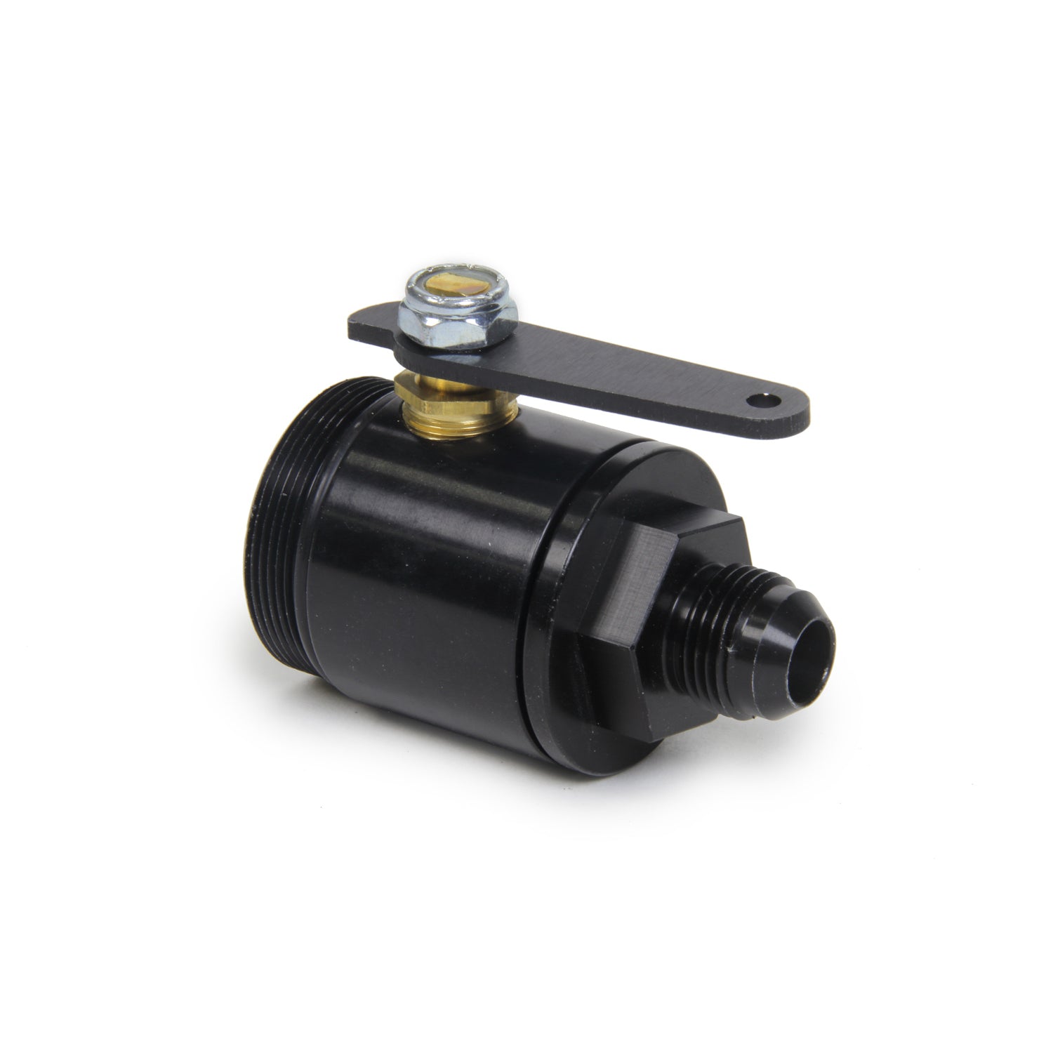 MPD Fuel Shutoff Valve - In-Line - 10 AN Male Inlet - Black - MPD Fuel Filter