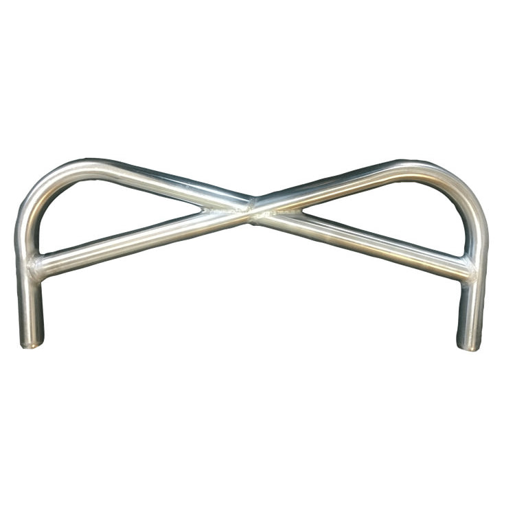 Triple X Sprint Pretzel Style Front Bumper - Polished Stainless Steel