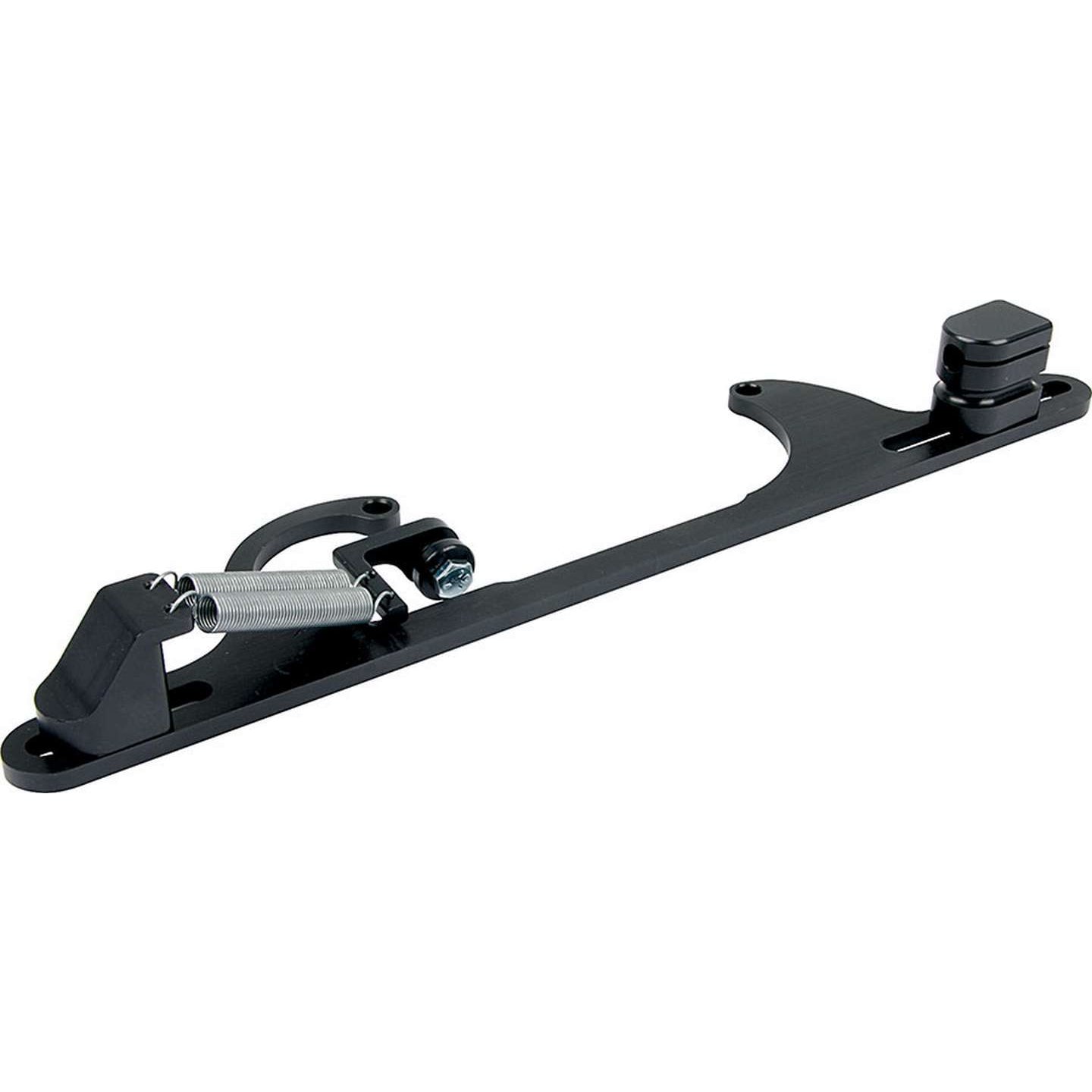 Allstar Performance Throttle Bracket w/ Spring - 4150 / Edelbrock w/ Mopar Linkage - Black