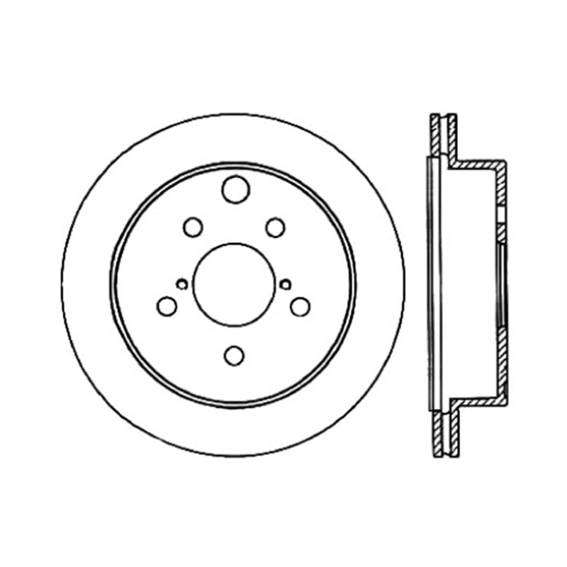 StopTech Sport Brake Rotor - Rear