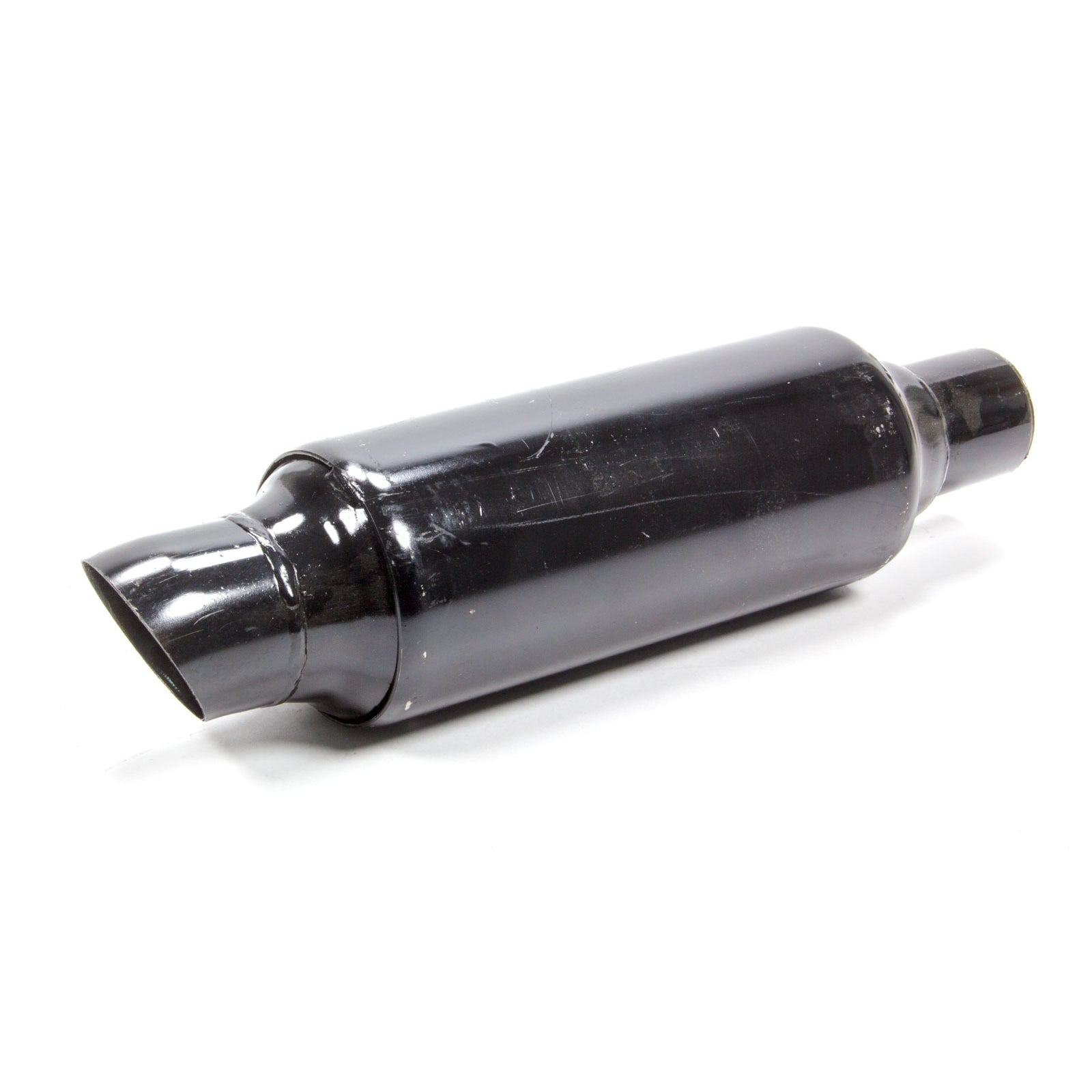 Schoenfeld Headers Micro/Mini Sprint Muffler 1-3/4" Inlet 2-1/4" Outlet 3-1/2" Diameter Body - 13" Long
