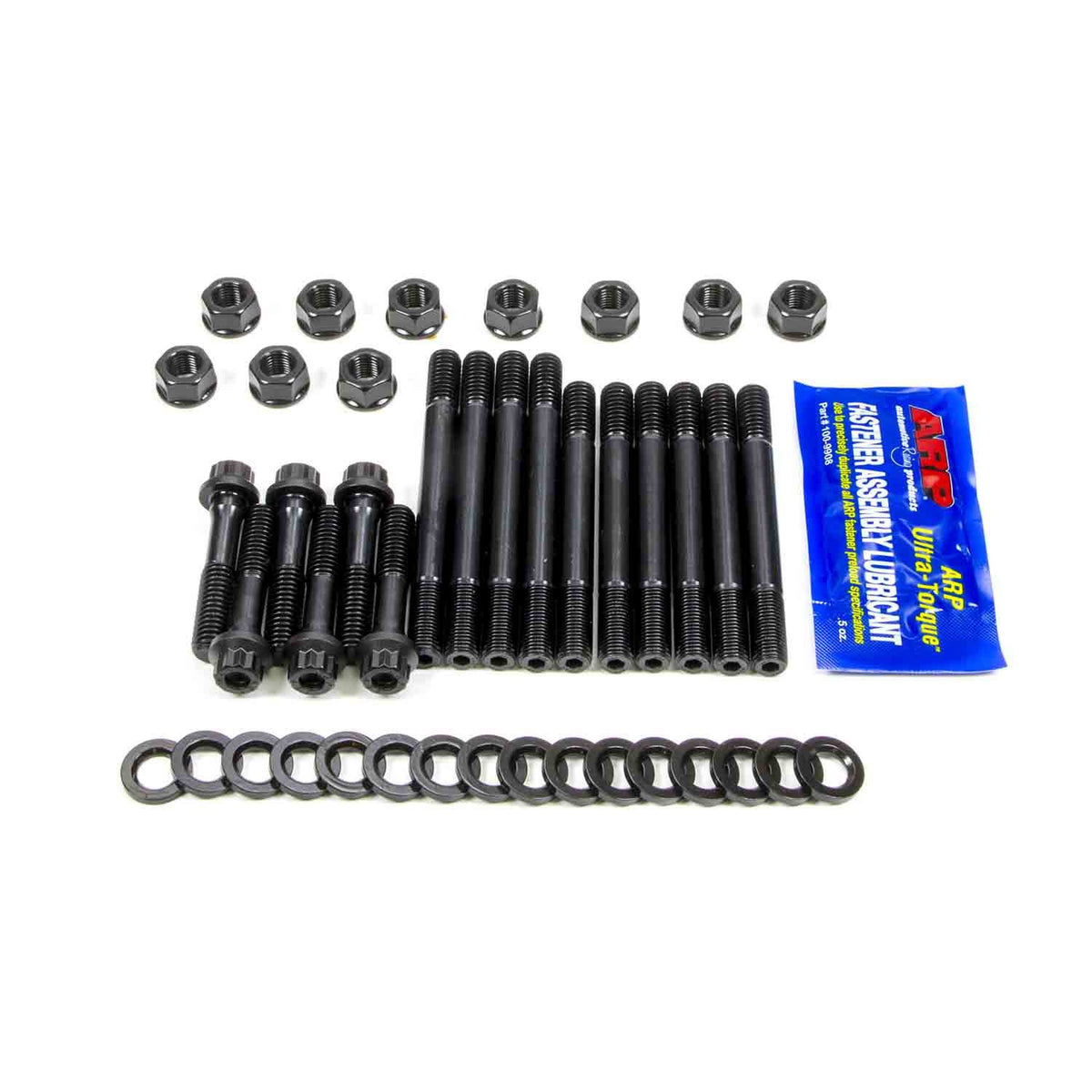 ARP High Performance Series Main Stud Kit - SB Chevy - 4-Bolt Main w/ Straps & Splayed Cap Bolts