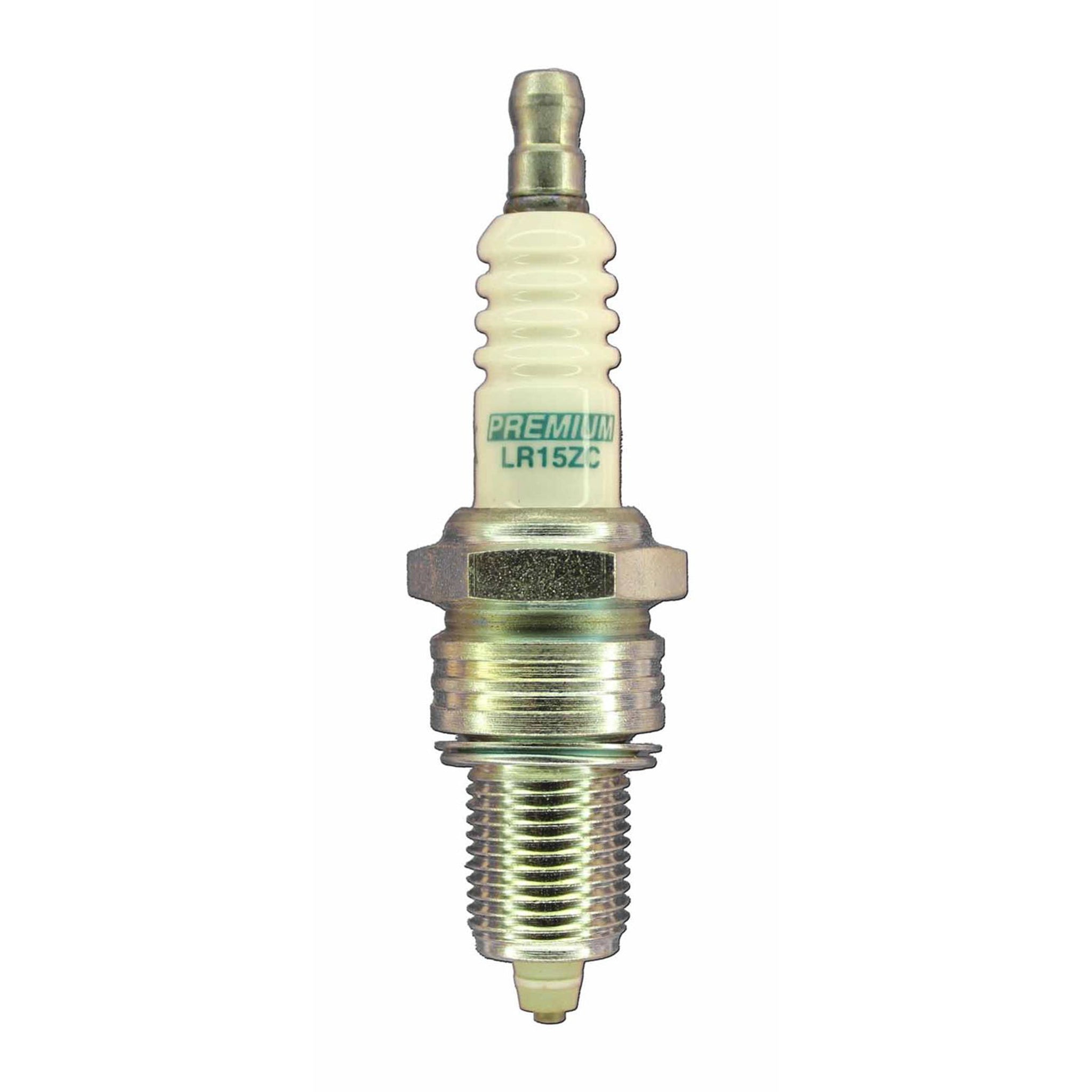 Brisk Premium Racing Spark Plug - 14 mm Thread - 19 mm R - Heat Range 15 - Gasket Seat - Resistor LR15ZC