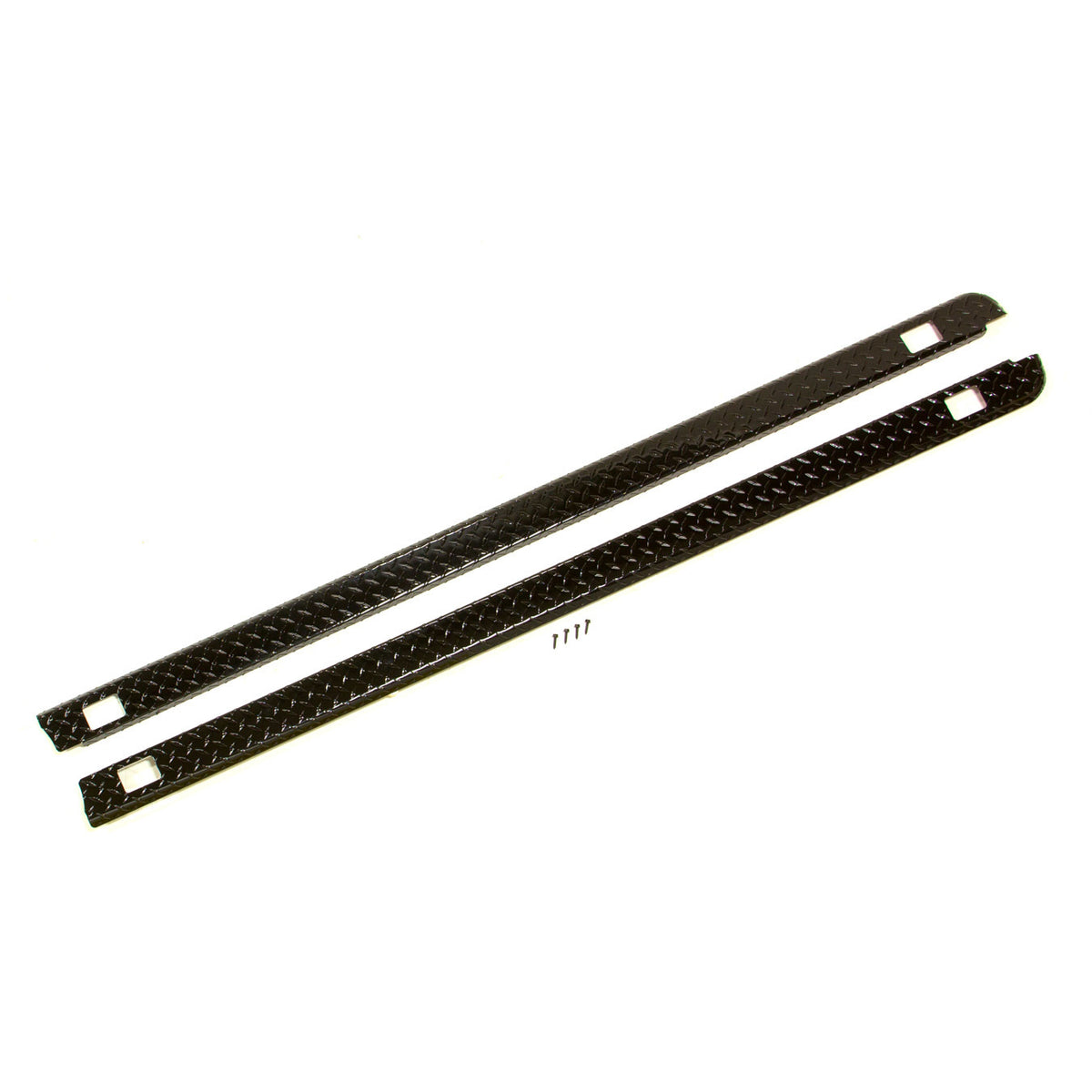 Dee Zee Black-Tread Truck Bed Cap Aluminum Diamond Plate Black Powder Coat - 6.5 ft Bed
