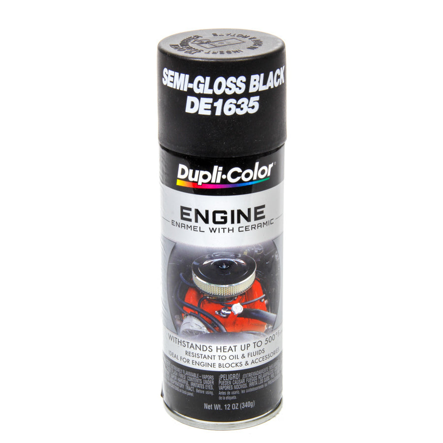 Dupli-Color Engine Enamel - 12 oz. Can - Ford Semi-Gloss Black