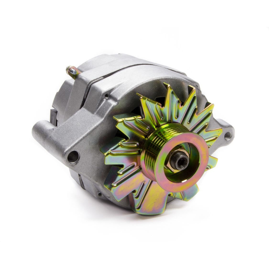 Tuff Stuff Alternator - 140 AMP - 1-Wire - Smooth Back - Ford - 6-Groove Serpentine Pulley - Internal Regulator