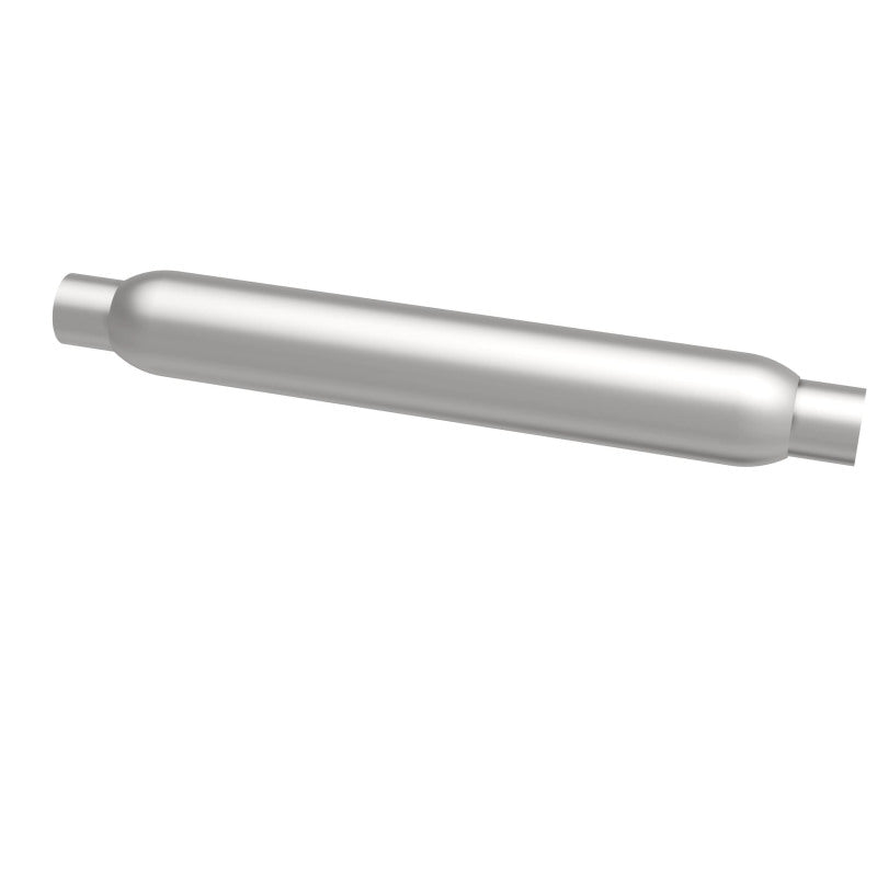 Magnaflow Glass Pack Muffler - 2-1/4 in Center Inlet - 2-1/4 in Center Outlet - 3-1/2 in Diameter Body - 26 in Long