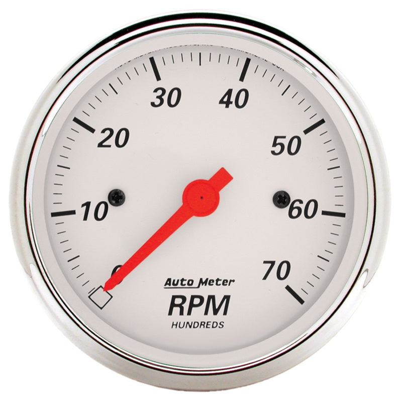 Auto Meter Arctic White Electric Tachometer - 3-1/8"