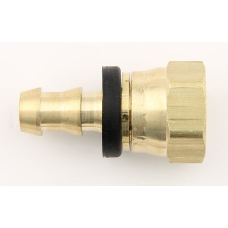 XRP Push-On Female Swivel Hose End #6 Hose to -08 AN Nut - Brass