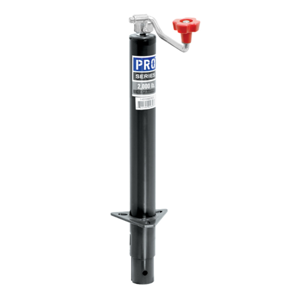 Pro Series Pro Series Trailer Jack - Manual - A-Frame - 15" Travel - 2000 lb Capacity - Steel - Black Paint