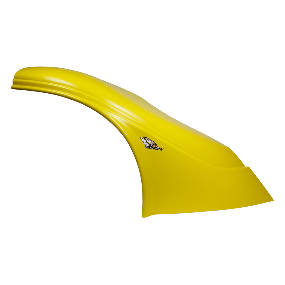 Fivestar MD3 Evolution 2 Dirt Late Model Upper Fender - Yellow Right