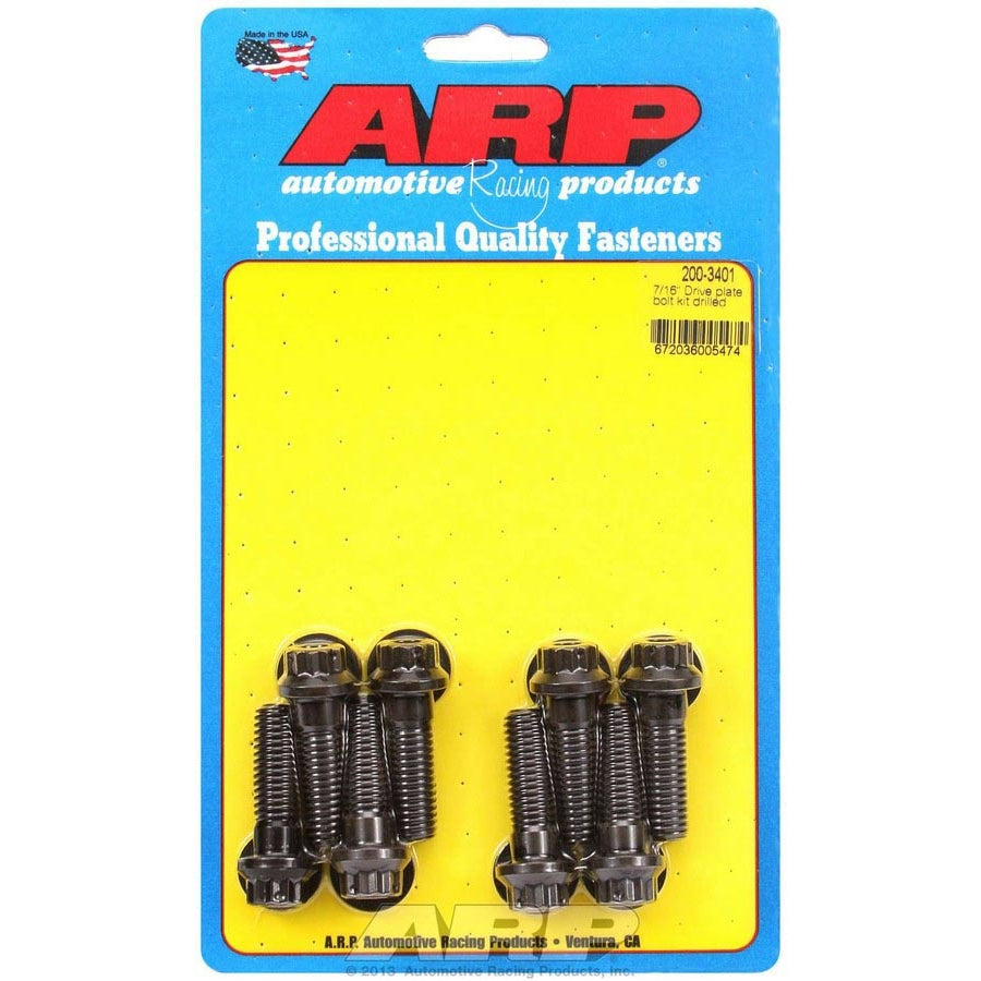ARP Drive Plate Bolt Kit - 7/16"-14 Threads, 1.500" Length
