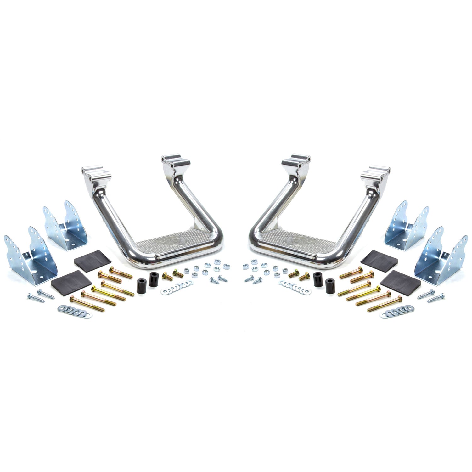 Carr Hoop II Step Bars - Polished Aluminum - Various Applications 103992 - Pair