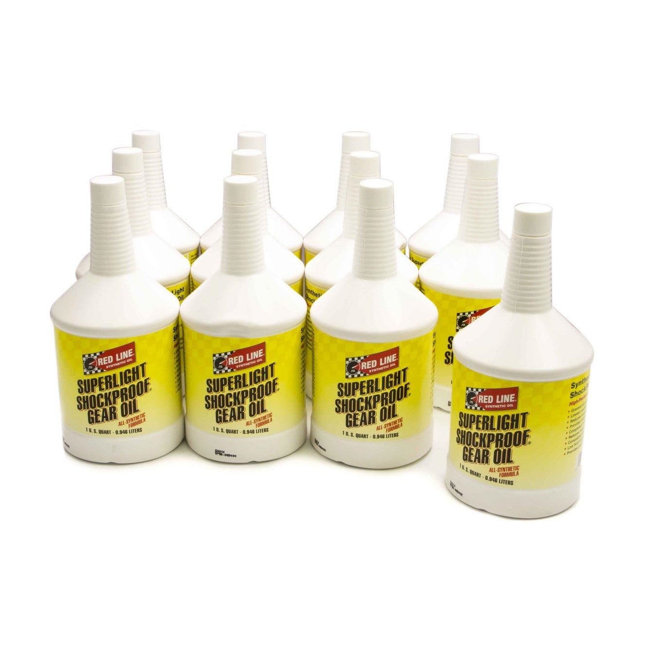 Red Line Superlight ShockProof Gear Oil - 1 Quart (Case of 12)