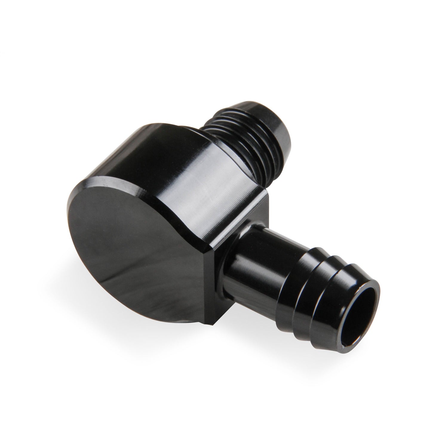 Earl's Brake Booster Check Valve - 13/16" Hose Barb Inlet - 1/2" Hose Barb Outlet - Black Anodized