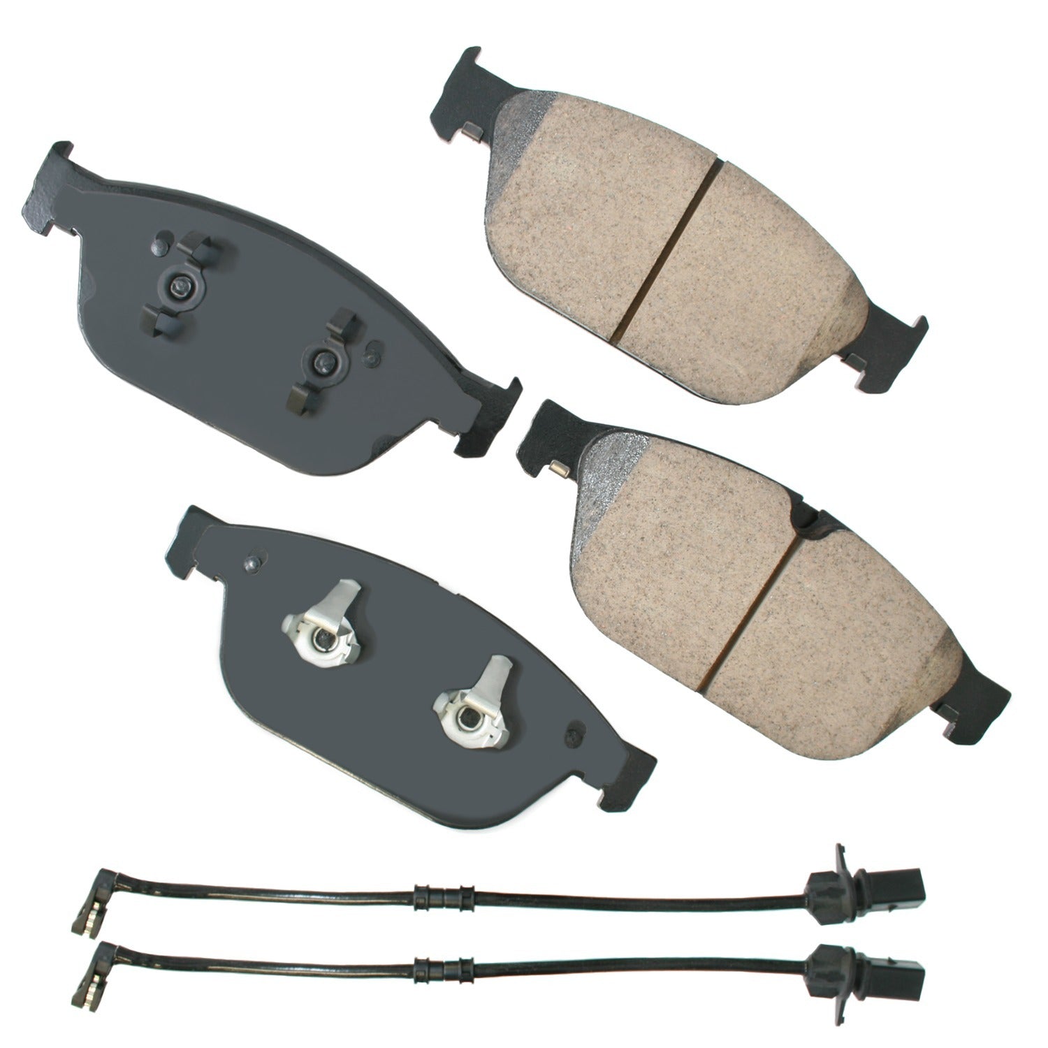 Akebono Brakes Euro Brake Pads - Rear - Audi 2012-2018 - (Set of 4)
