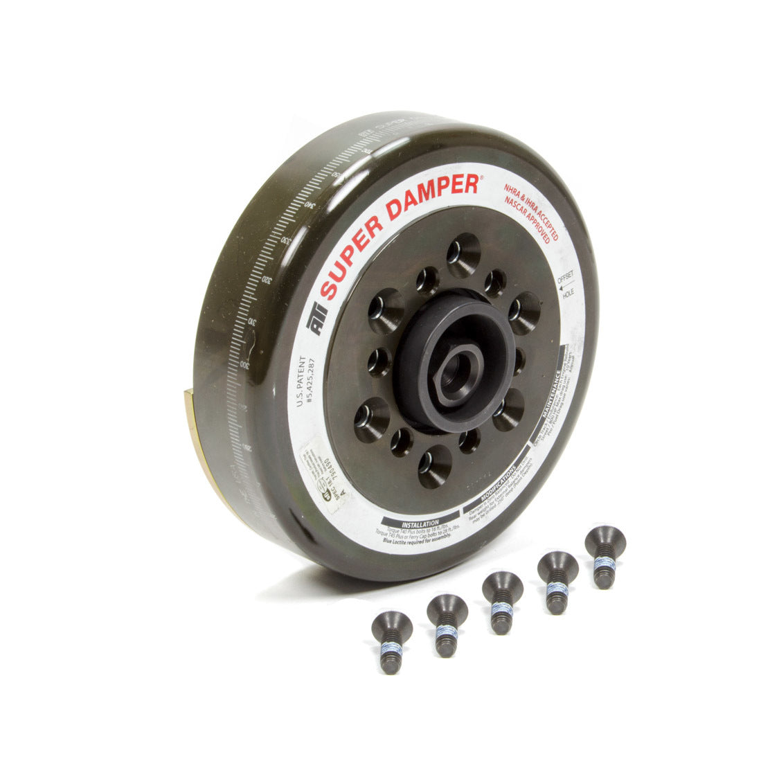 ATI Super Damper SFI 18.1 Harmonic Balancer - 7.425 in OD - Black Oxide - External Balance - Big Block Chevy