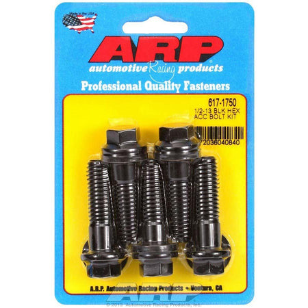 ARP 1/2-13" Thread Bolt 1-3/4" Long 9/16" Hex Head Chromoly - Black Oxide