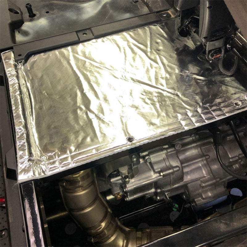 Design Engineering Floor Heat Shield - 3/16" Thick - Aluminized Fiberglass - Pioneer 700 1214-20