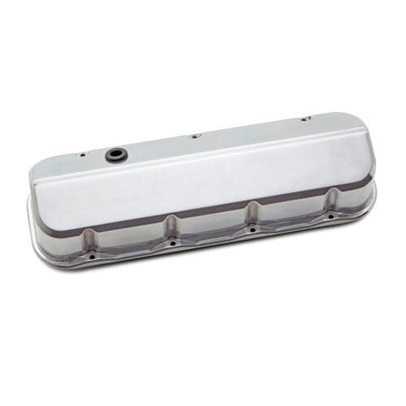 Proform Slant-Edge Tall Valve Cover - Baffled - Breather Hole - Polished - Big Block Chevy (Pair)