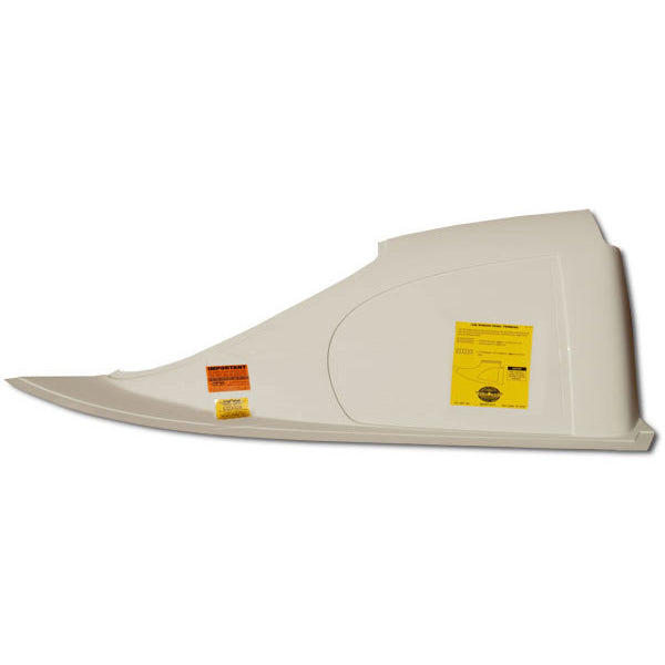Five Star S2 Sportsman / Straight-Up Quarter Window Panel - Right Side - White - Chevy