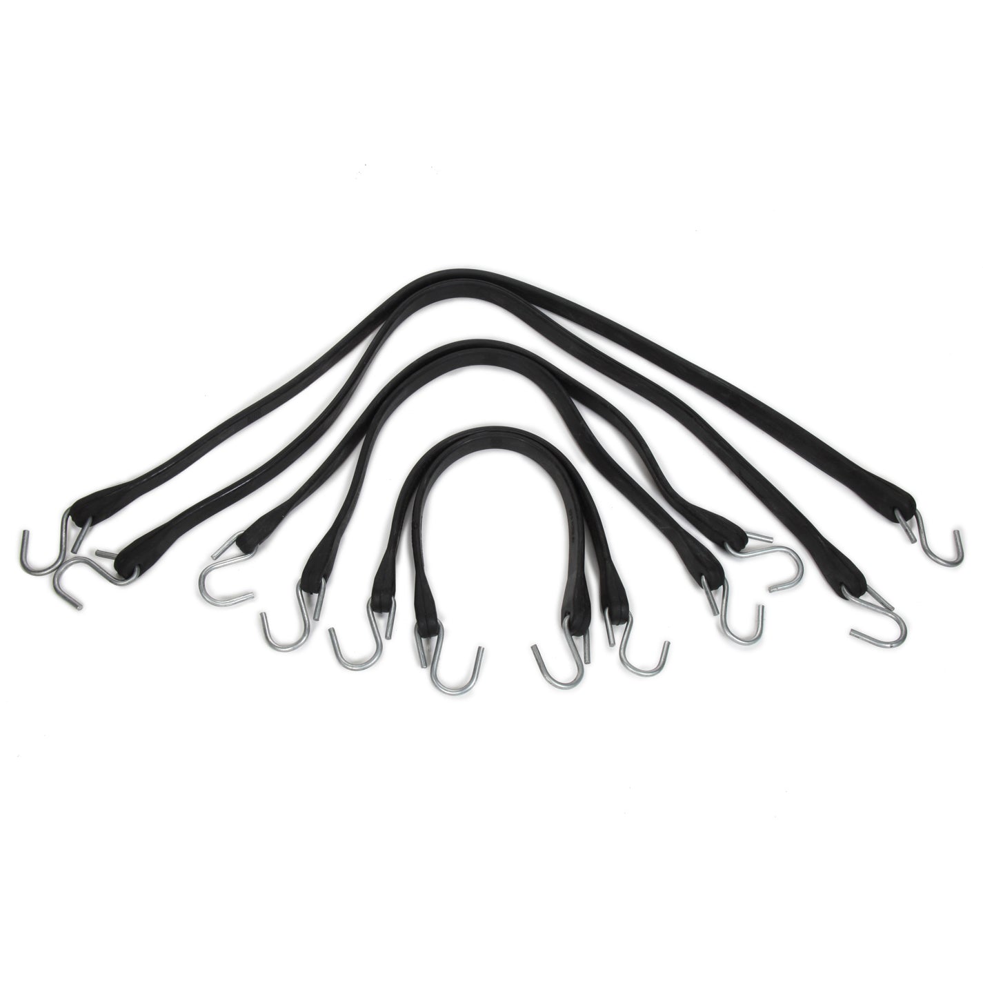 Ti22 Tie Down Strap Kit - Rubber - 15/21/31" Long