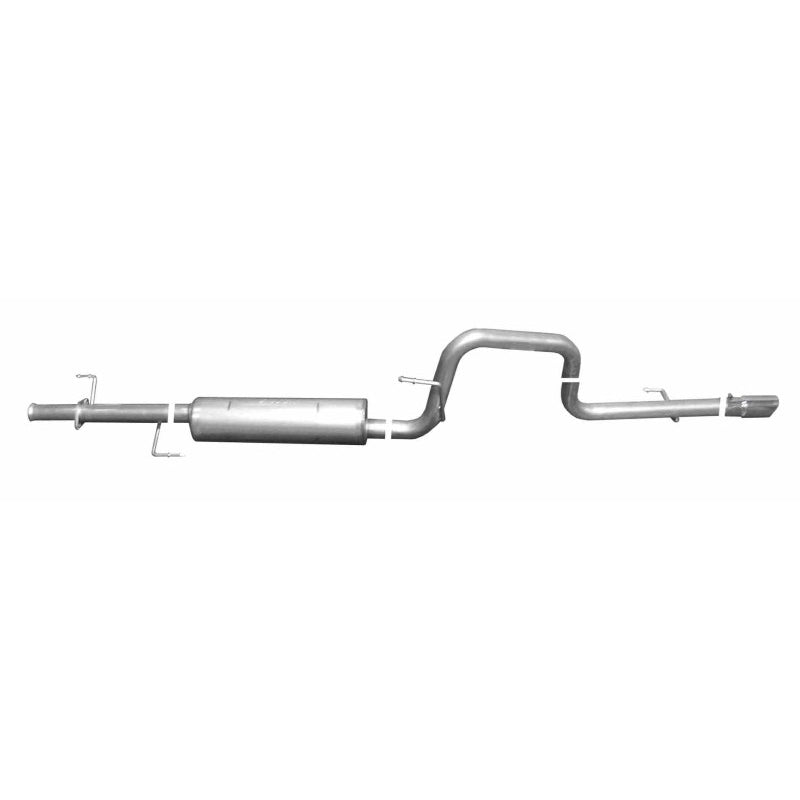 Gibson Cat-Back Single Exhaust System - 2-1/2 in Tailpipe - 4 in Tips - Polished Tips - Toyota Midsize SUV 2004-20