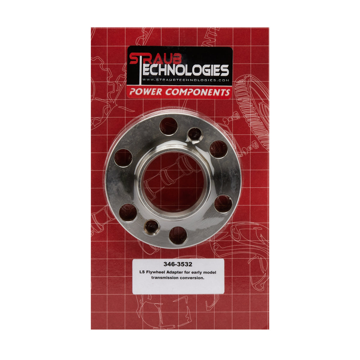 Straub Technologies GM LS-Series Flexplate Adapter - 200R4/700R4/TH300/TH400