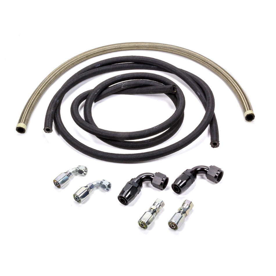 Allstar Performance Power Steering Hose Kit For Rack And Pinion Steering - Rear Mount