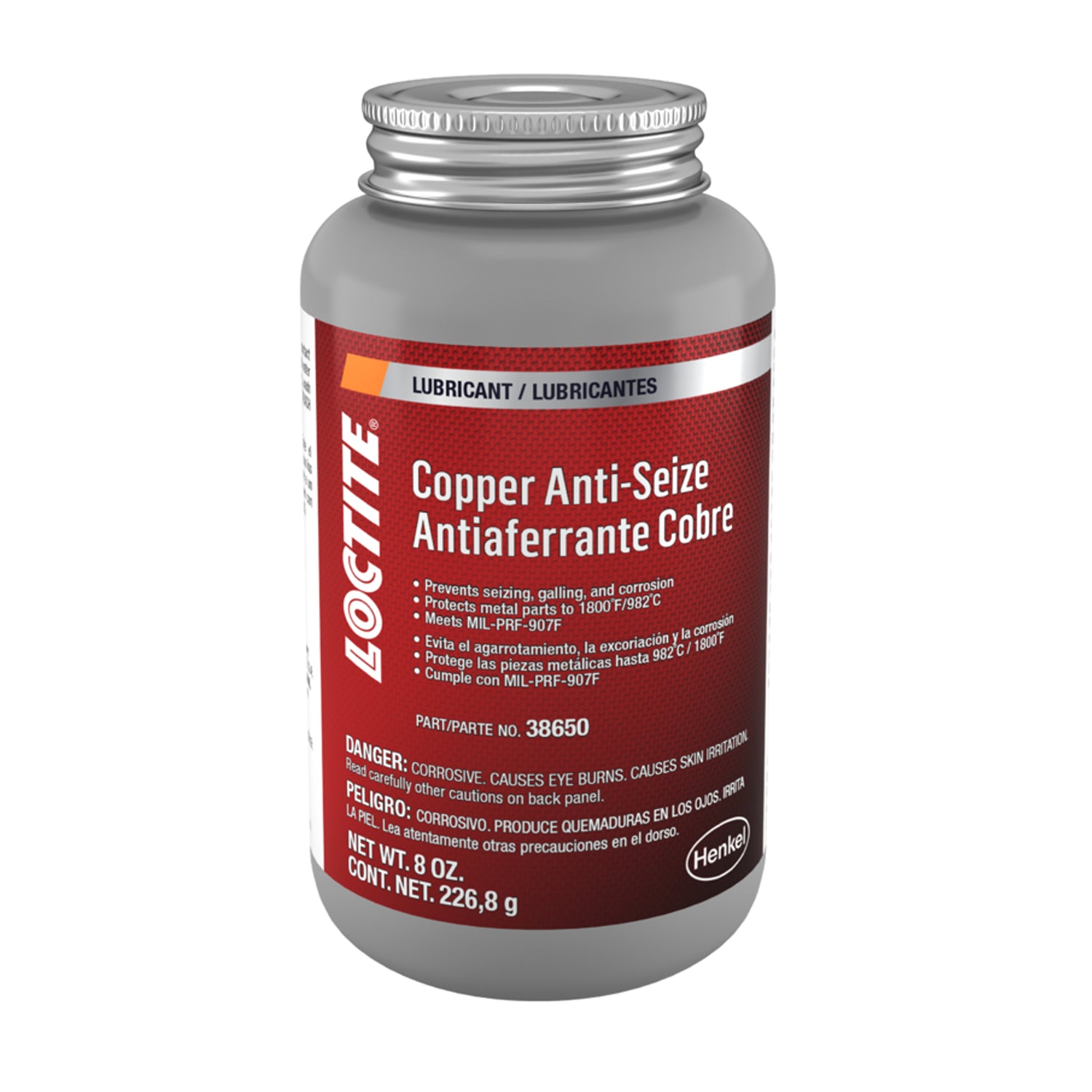 Loctite Copper Anti-Seize Lubricant - 8.00 oz Brush Top Bottle