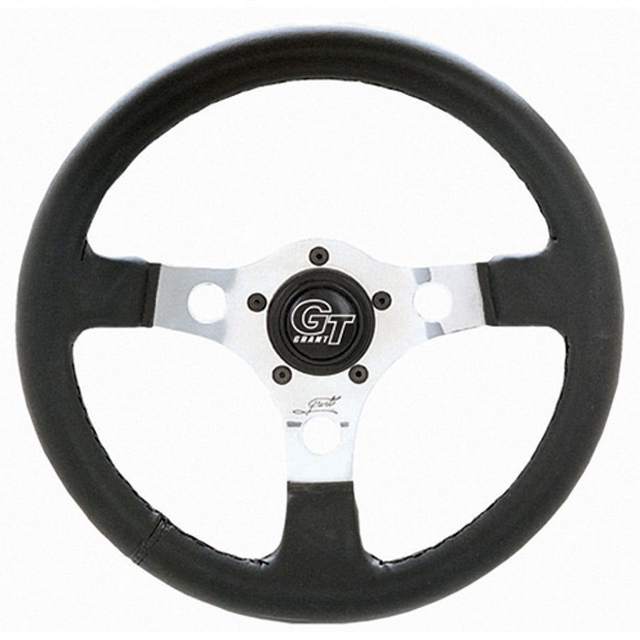 Grant Formula GT Steering Wheel - 14" - Black / Aluminum