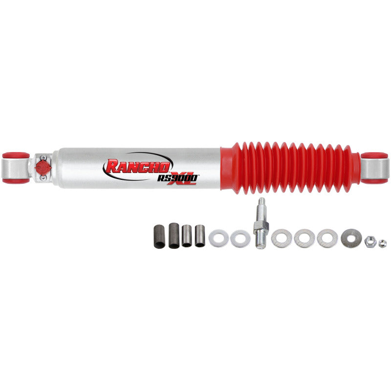 Rancho RS9000XL Series Tritube Shock - 14.360 in Compressed / 22.190 in Extended - 2.75 in OD - Adjustable - Silver Paint