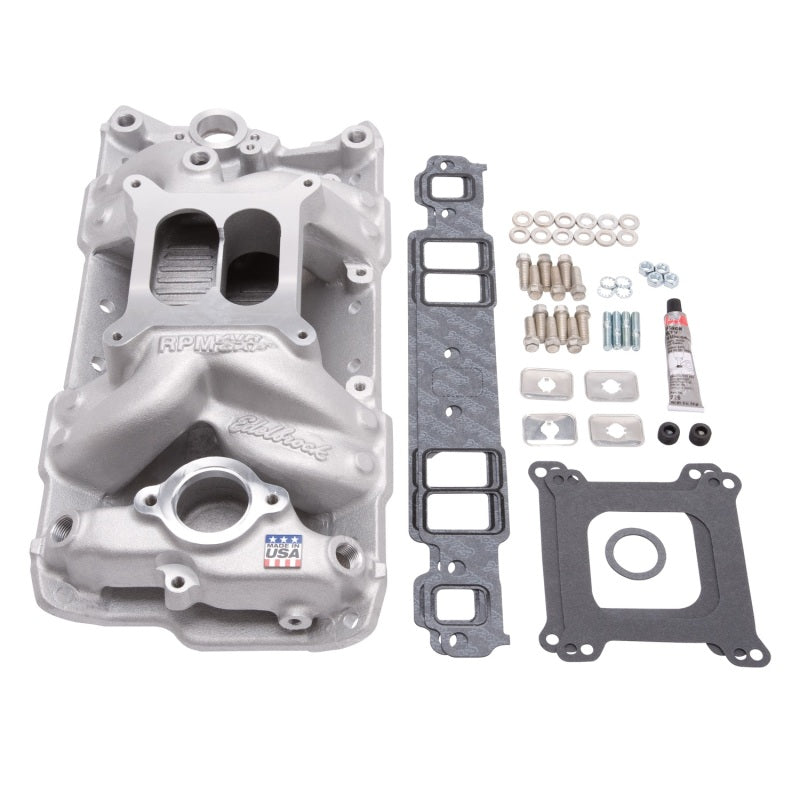 Edelbrock SB Chevy 7501 Intake Manifold & Installation Kit