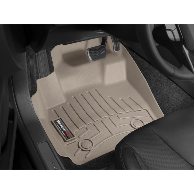 WeatherTech FloorLiners - Front - Black - Toyota Compact SUV 2013-16